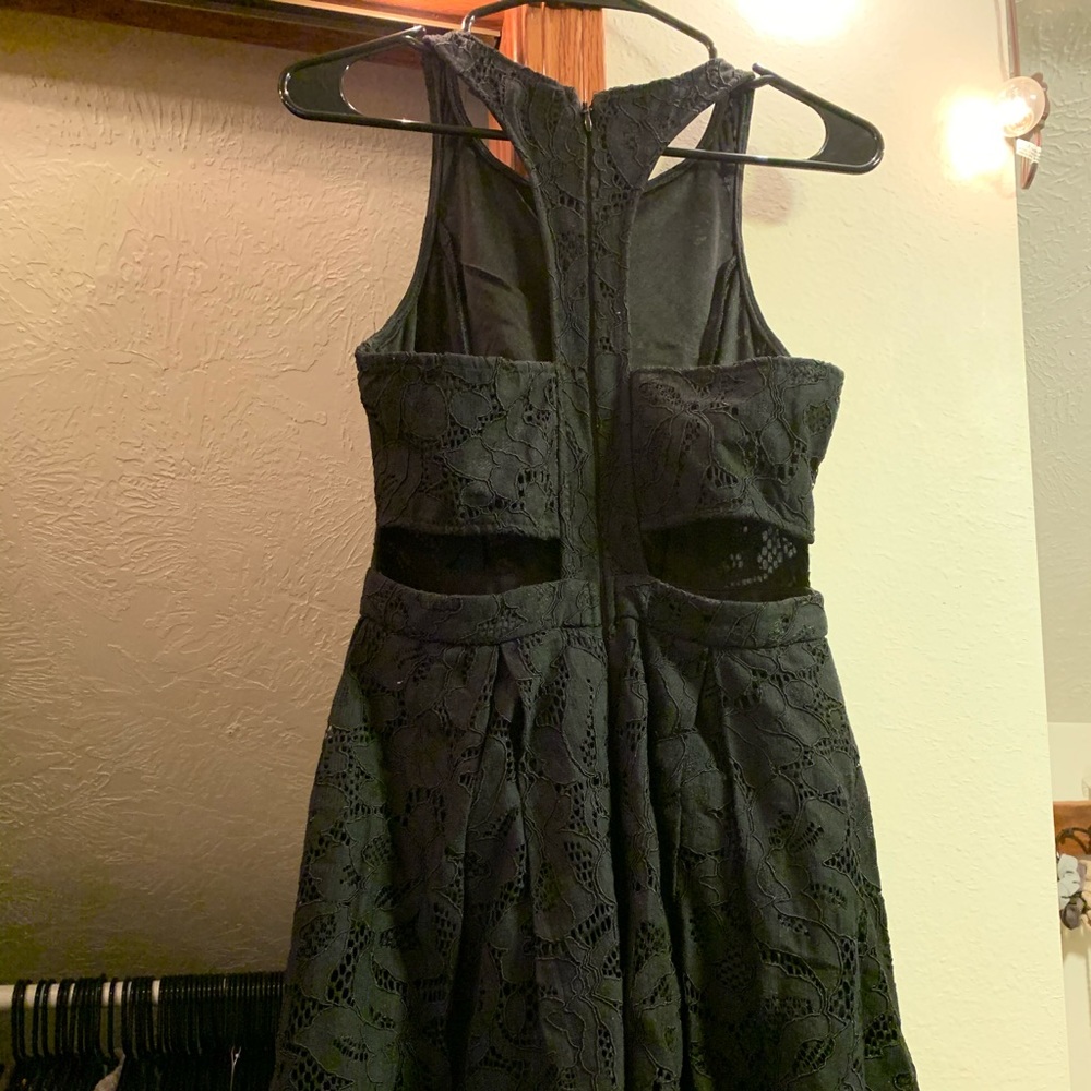 Lulus Black Lace Party Dress